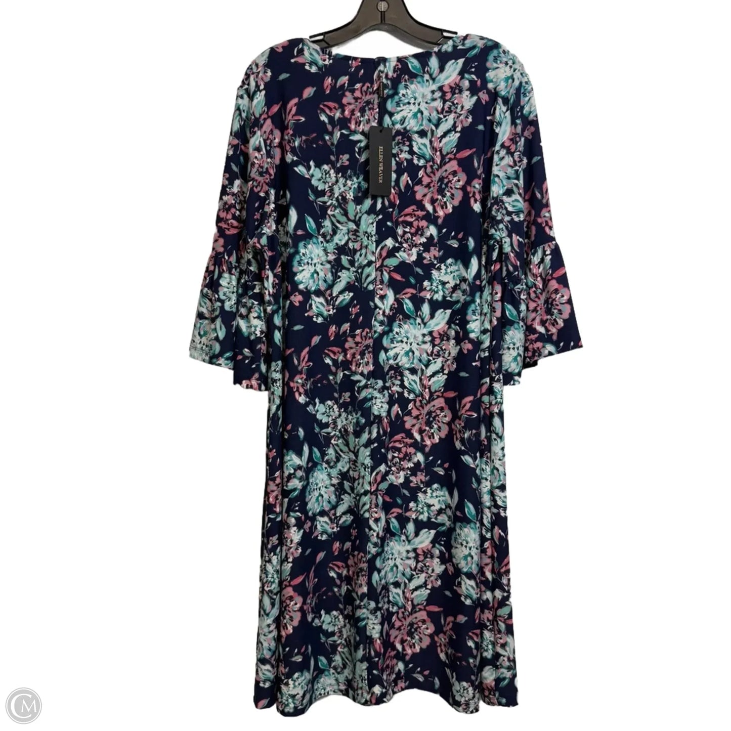 Dress Casual Midi By Clothes Mentor In Blue, Size: 2x