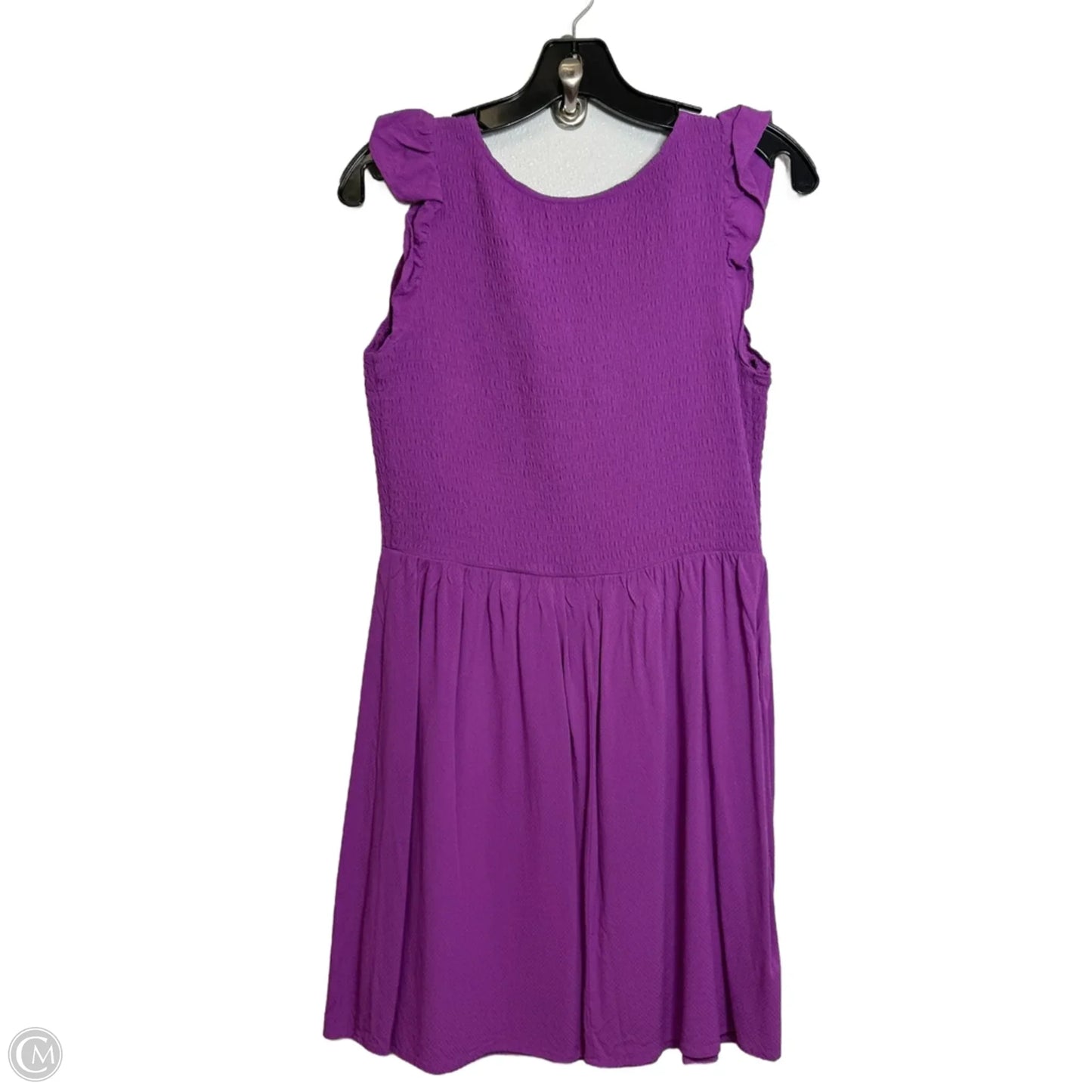 Dress Casual Short By Loft In Purple, Size: S