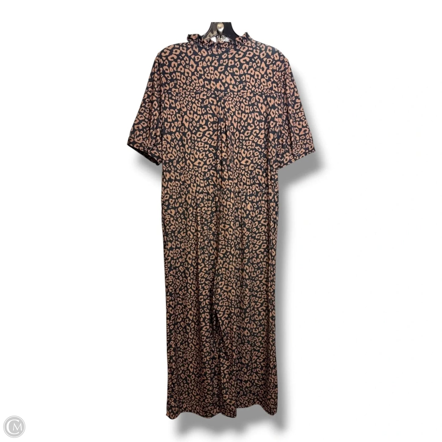 Jumpsuit By Johnston & Murphy In Animal Print, Size: S