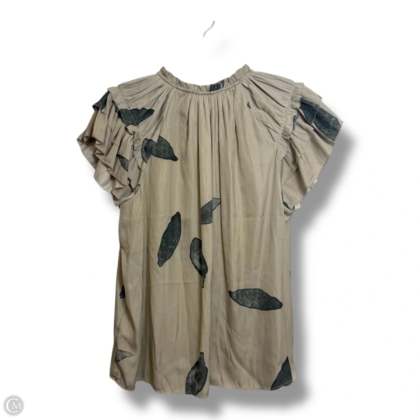 Top Short Sleeve Basic By Philosophy In Tan, Size: L