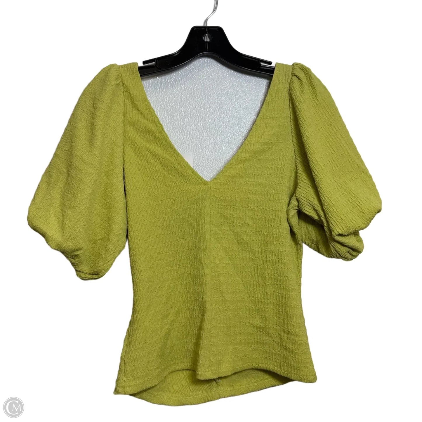 Top Short Sleeve Basic By Kori America In Green, Size: M