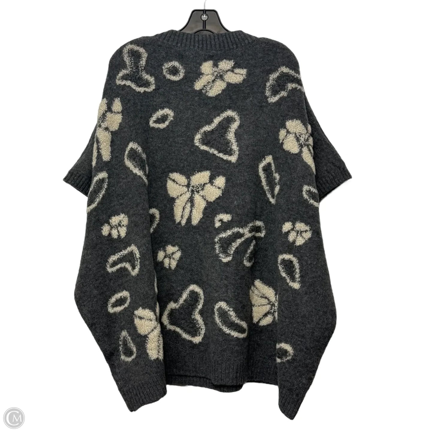 Sweater By Anthropologie In Grey, Size: Osfm