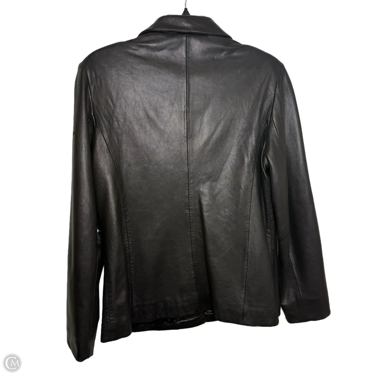 Jacket Leather By COUTURE BY J. PARK In Black, Size: L