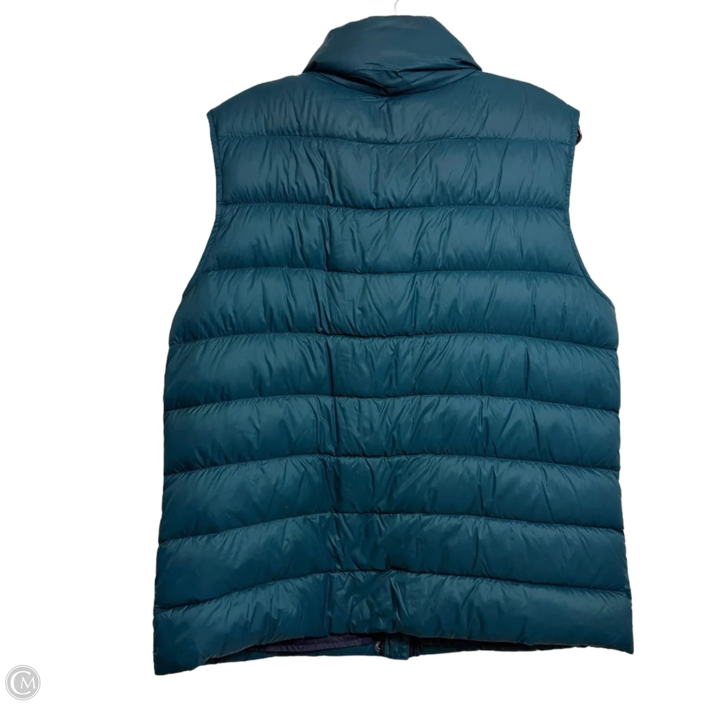 Vest Puffer & Quilted By Eddie Bauer In Green, Size: L