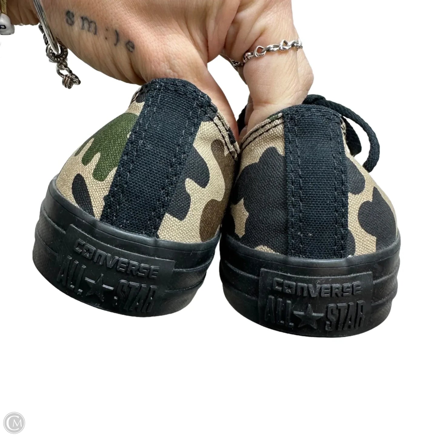 Shoes Flats By Converse In Camouflage Print, Size: 9.5