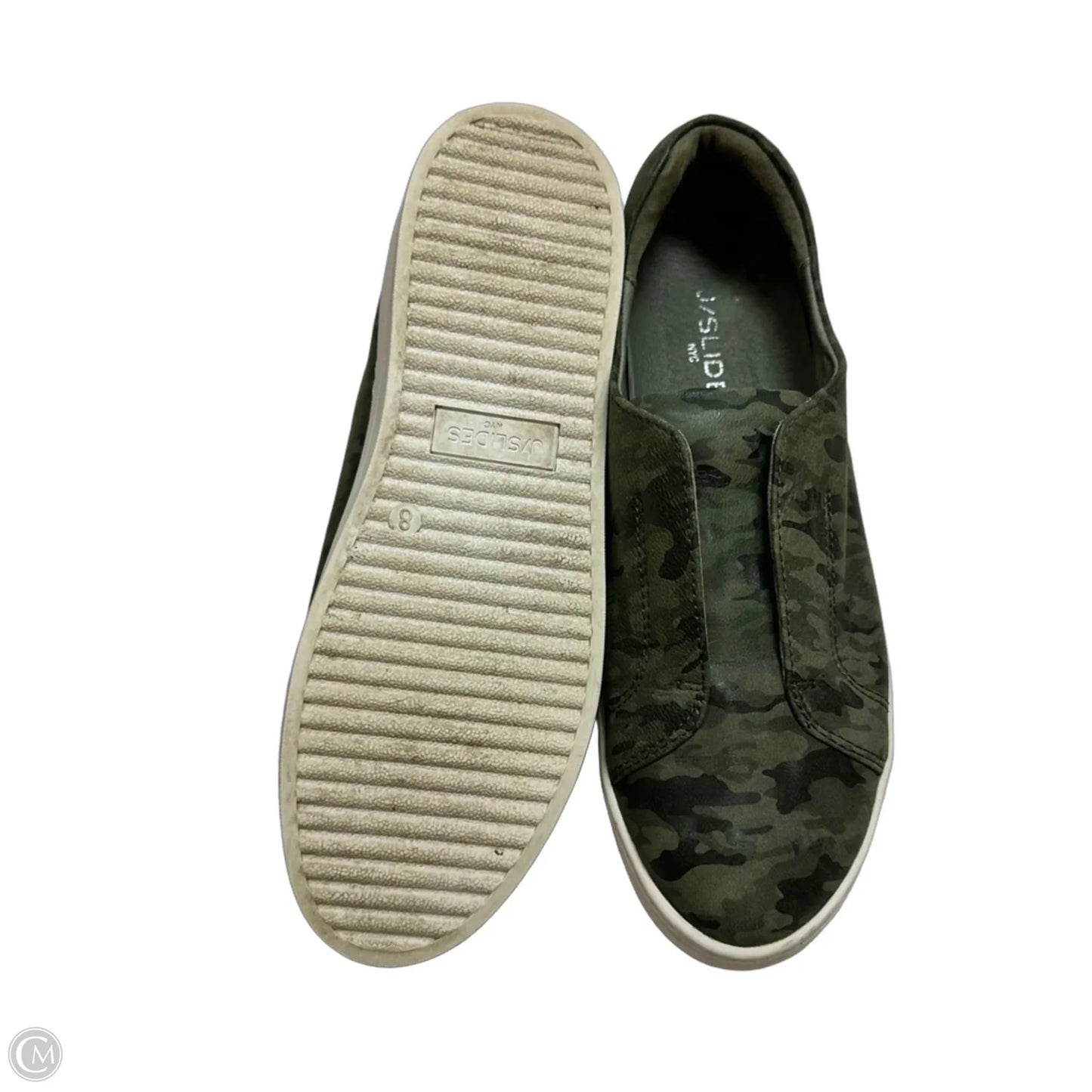 Shoes Sneakers By J Slides In Camouflage Print, Size: 8