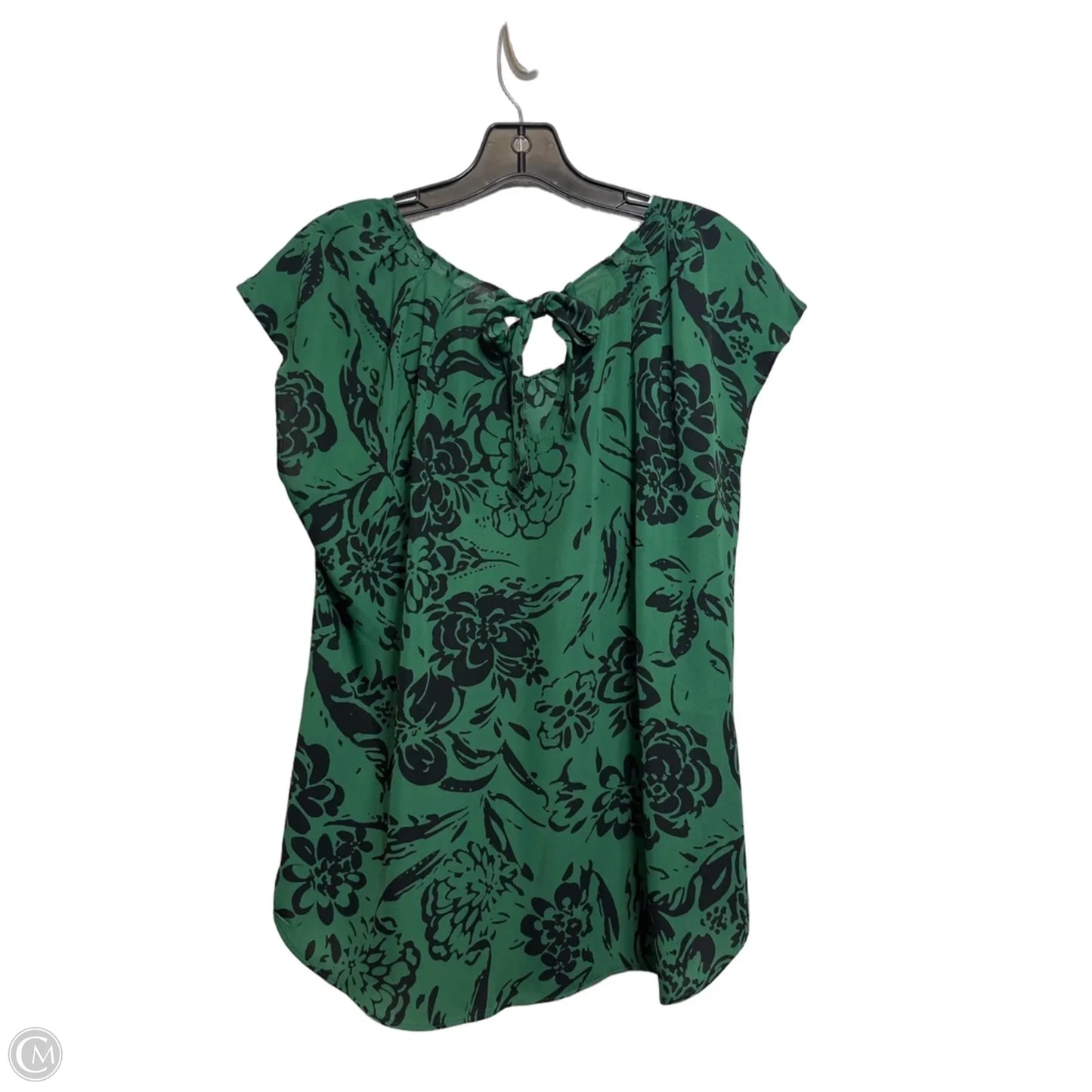 Top Short Sleeve Basic By Lc Lauren Conrad In Green, Size: L