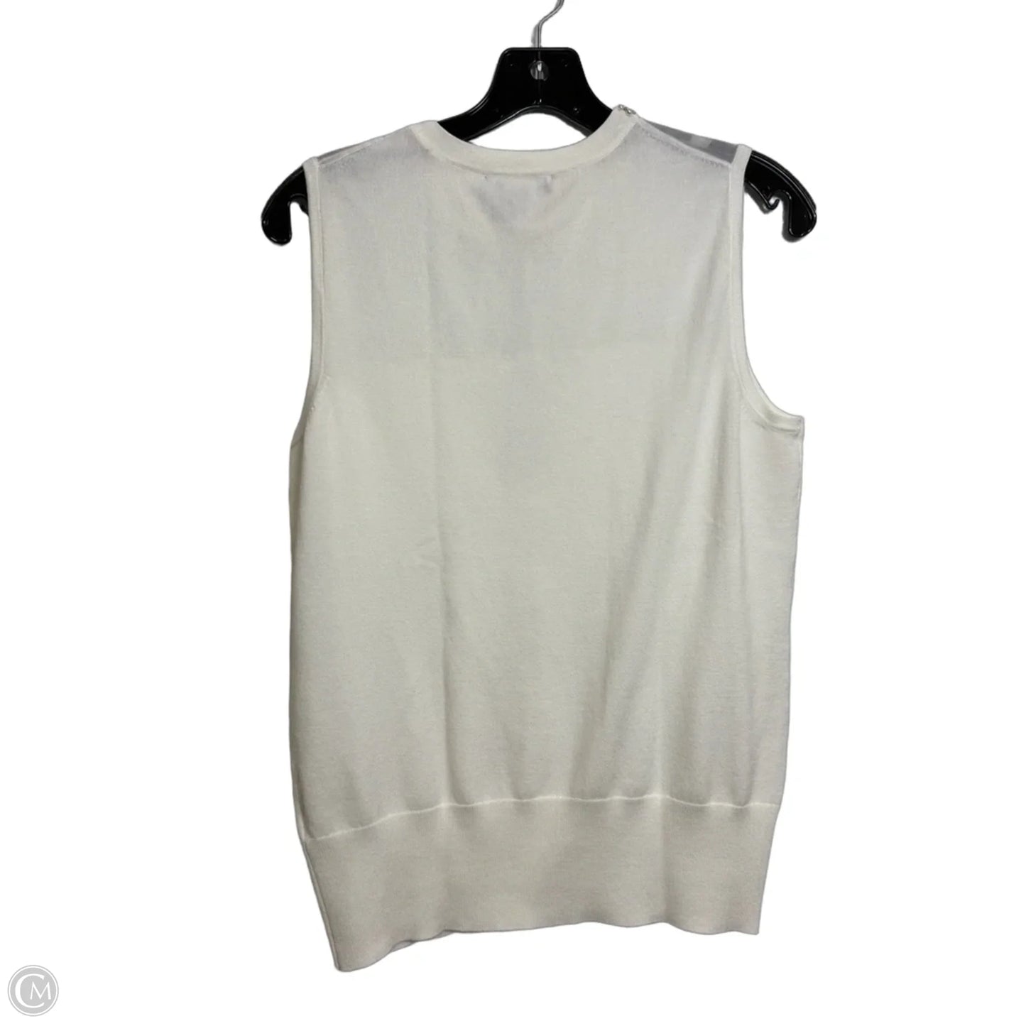 Top Sleeveless Basic By Cable And Gauge In White, Size: L