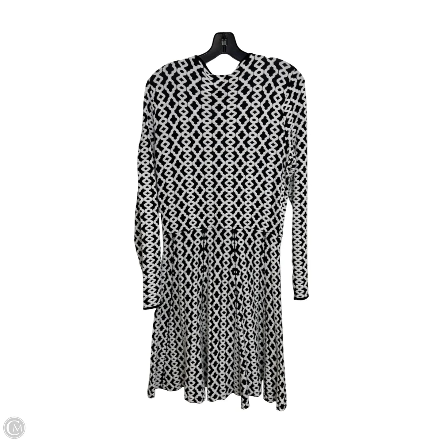 Dress Casual Midi By Inc In Black & White, Size: Xl