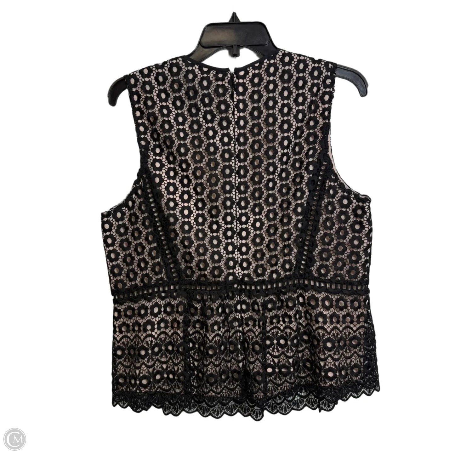 Top Sleeveless By J. Crew In Black, Size: 14
