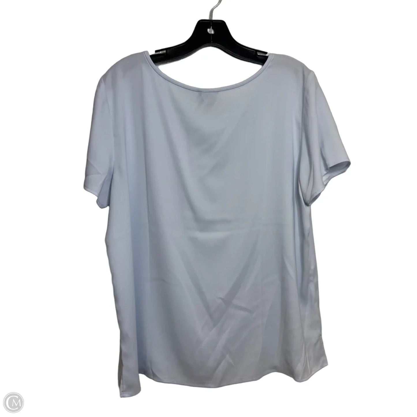 Top Short Sleeve By Ann Taylor In Blue, Size: Xlp