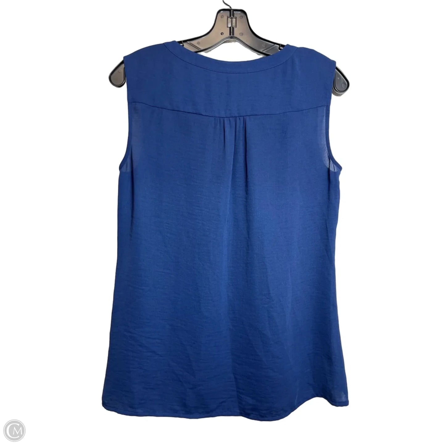 Top Sleeveless By Banana Republic In Navy, Size: 4