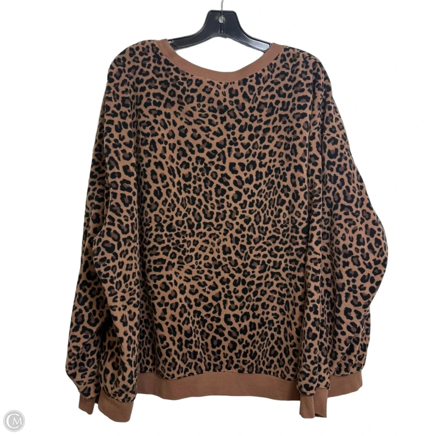 Sweatshirt Crewneck By Nike Apparel In Animal Print, Size: 3x