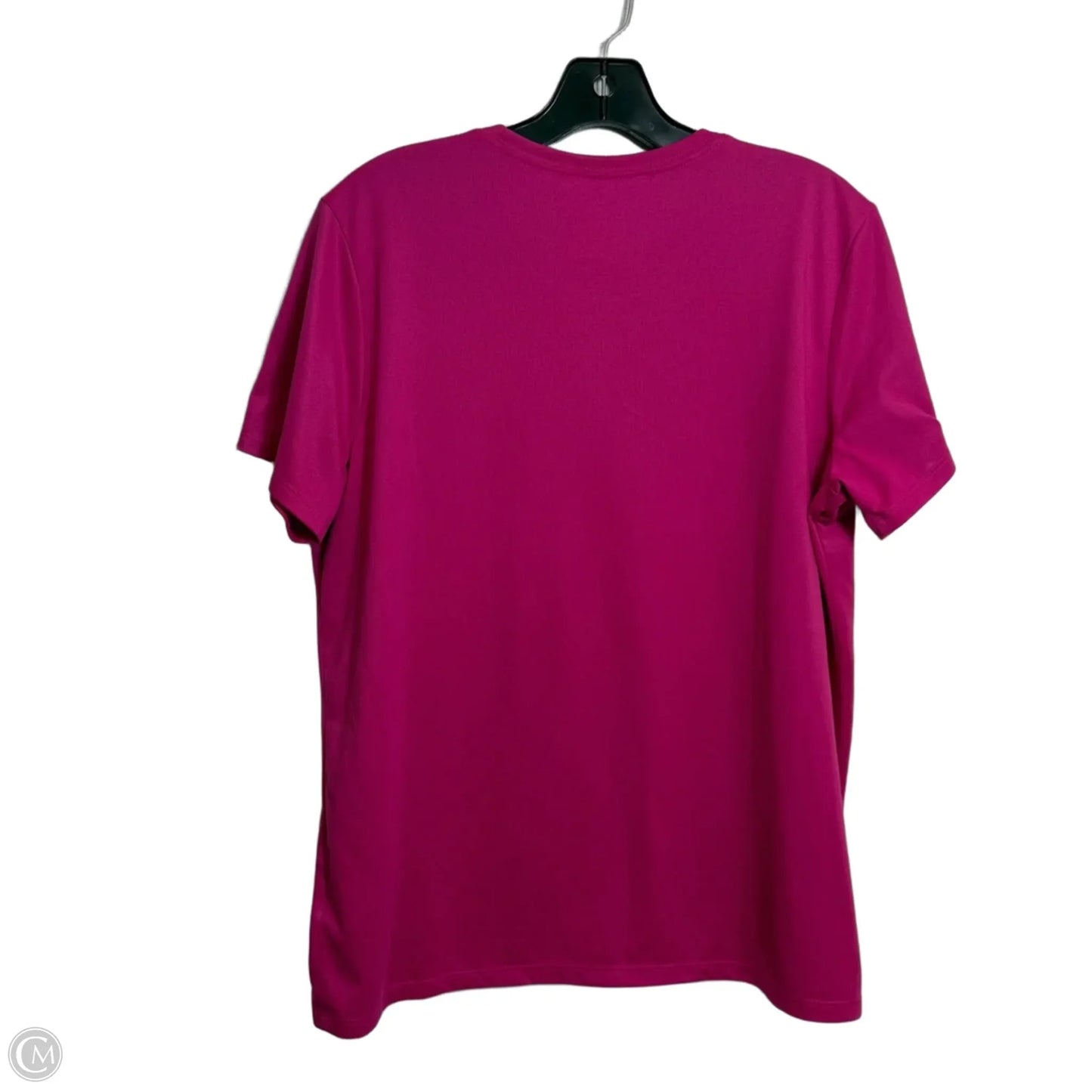 Athletic Top Short Sleeve By Nike, Size: L