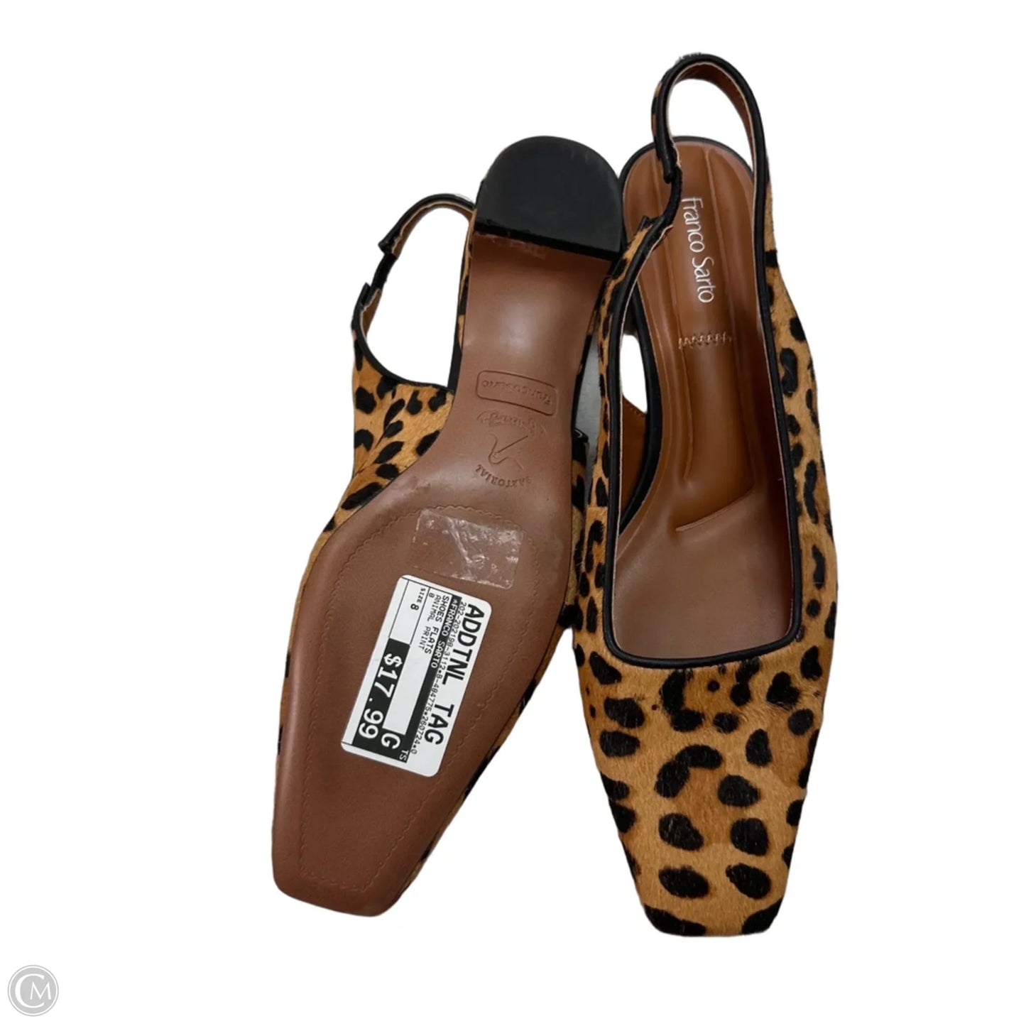 Shoes Flats By Franco Sarto In Animal Print, Size: 8