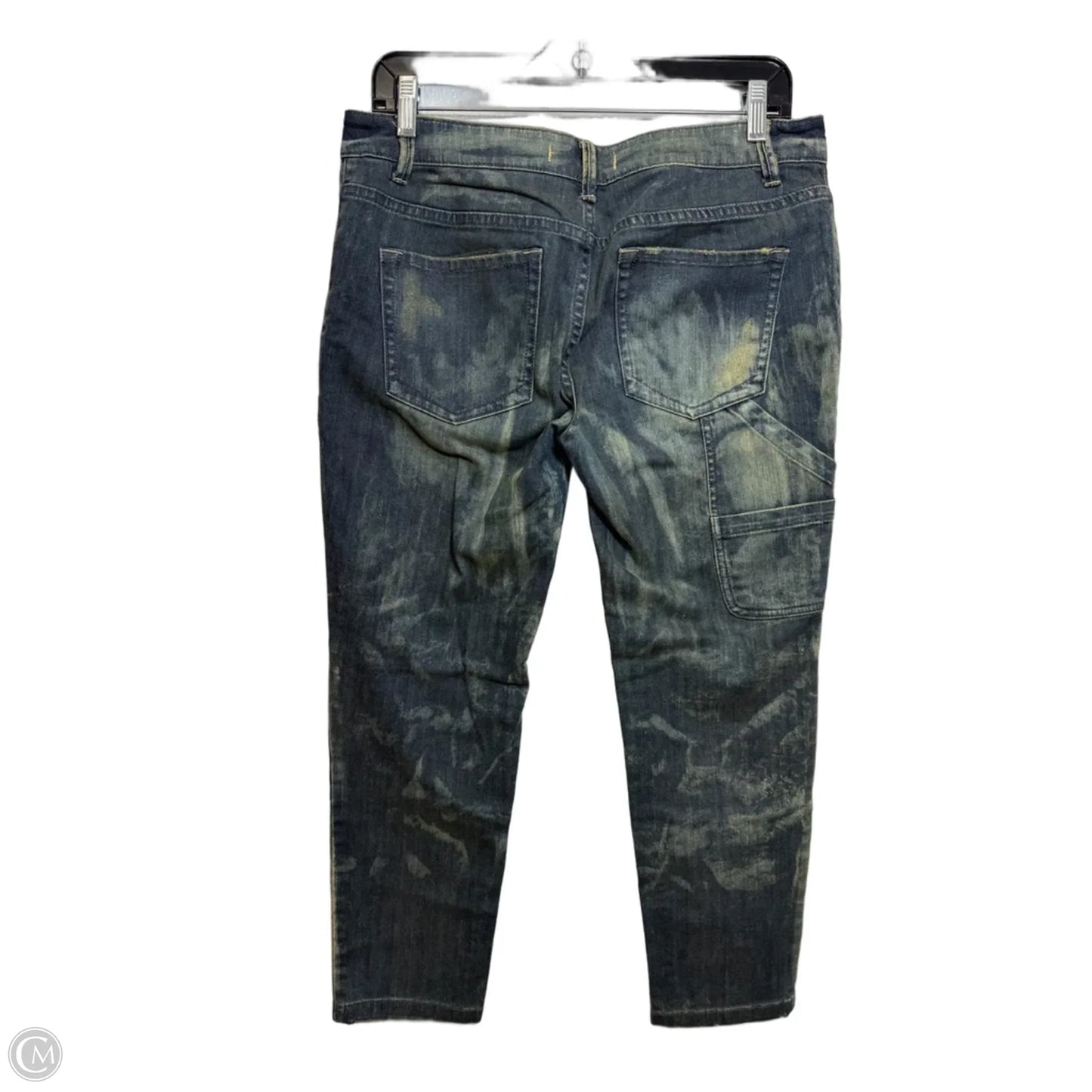 Jeans Straight By Free People In Blue Denim, Size: 2