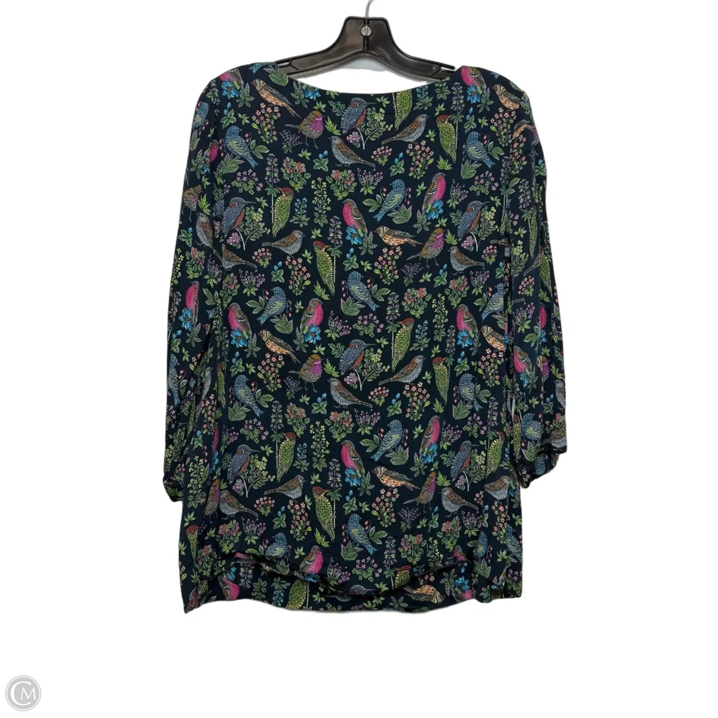 Top Long Sleeve By J. Jill In Navy, Size: M