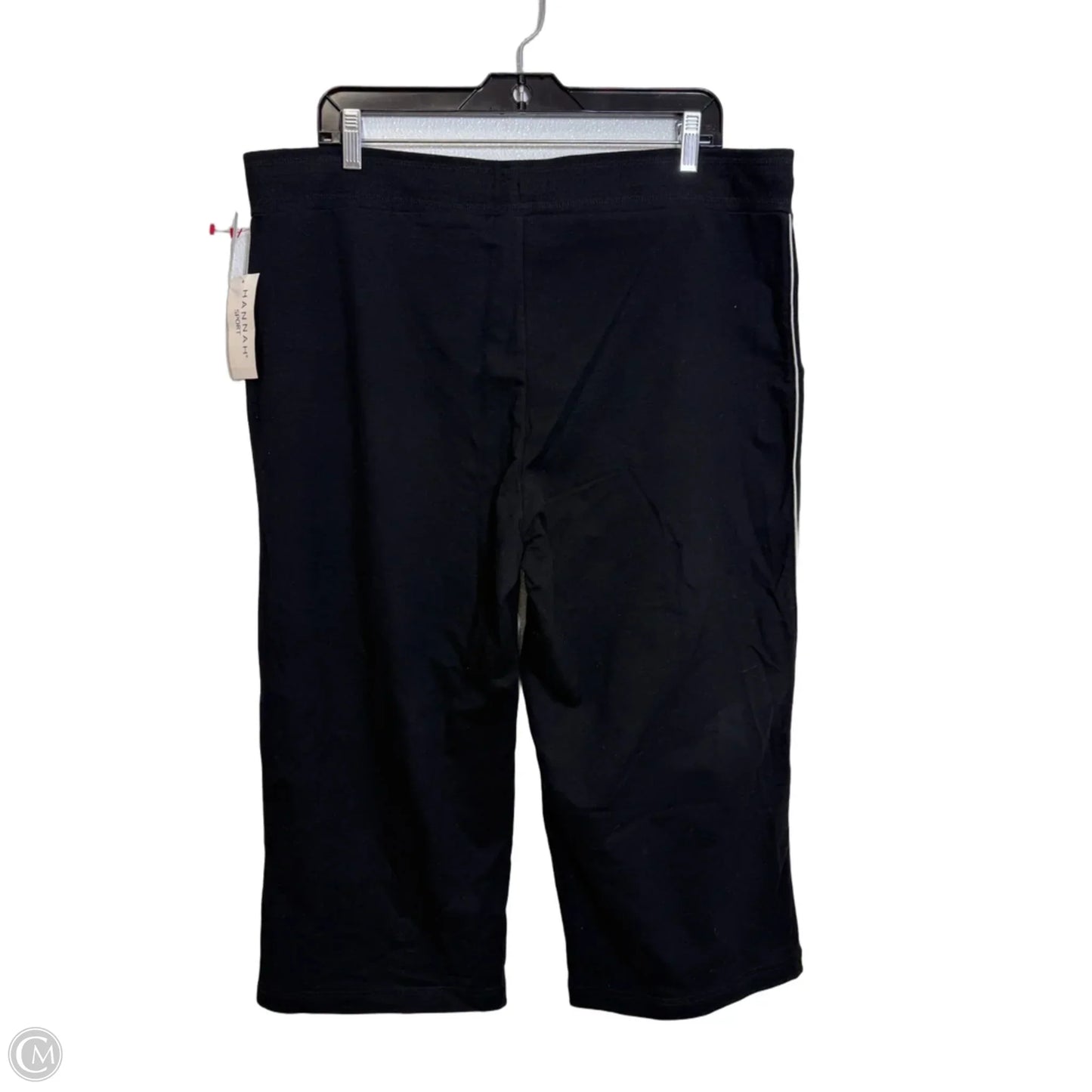 Athletic Leggings Capris By Hannah In Black, Size: Xl