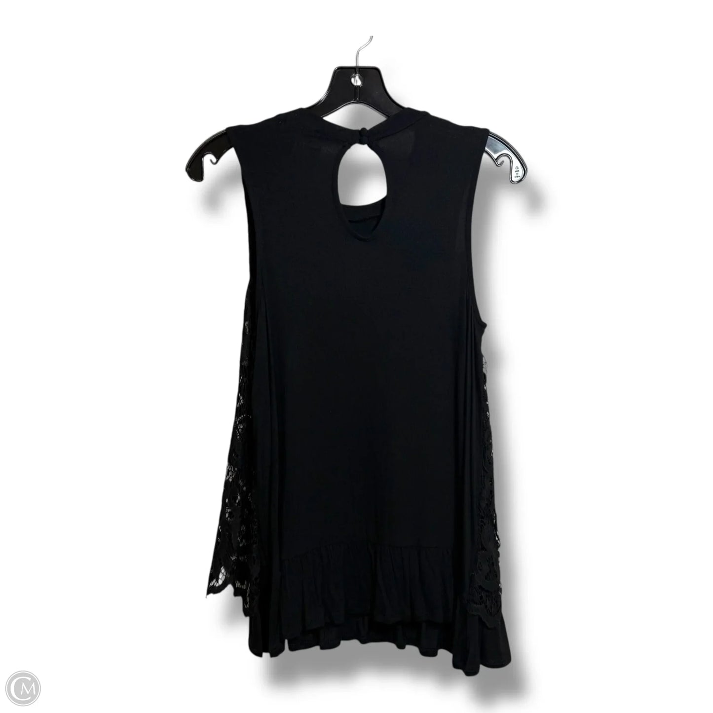 Top Sleeveless By Eyeshadow In Black, Size: S