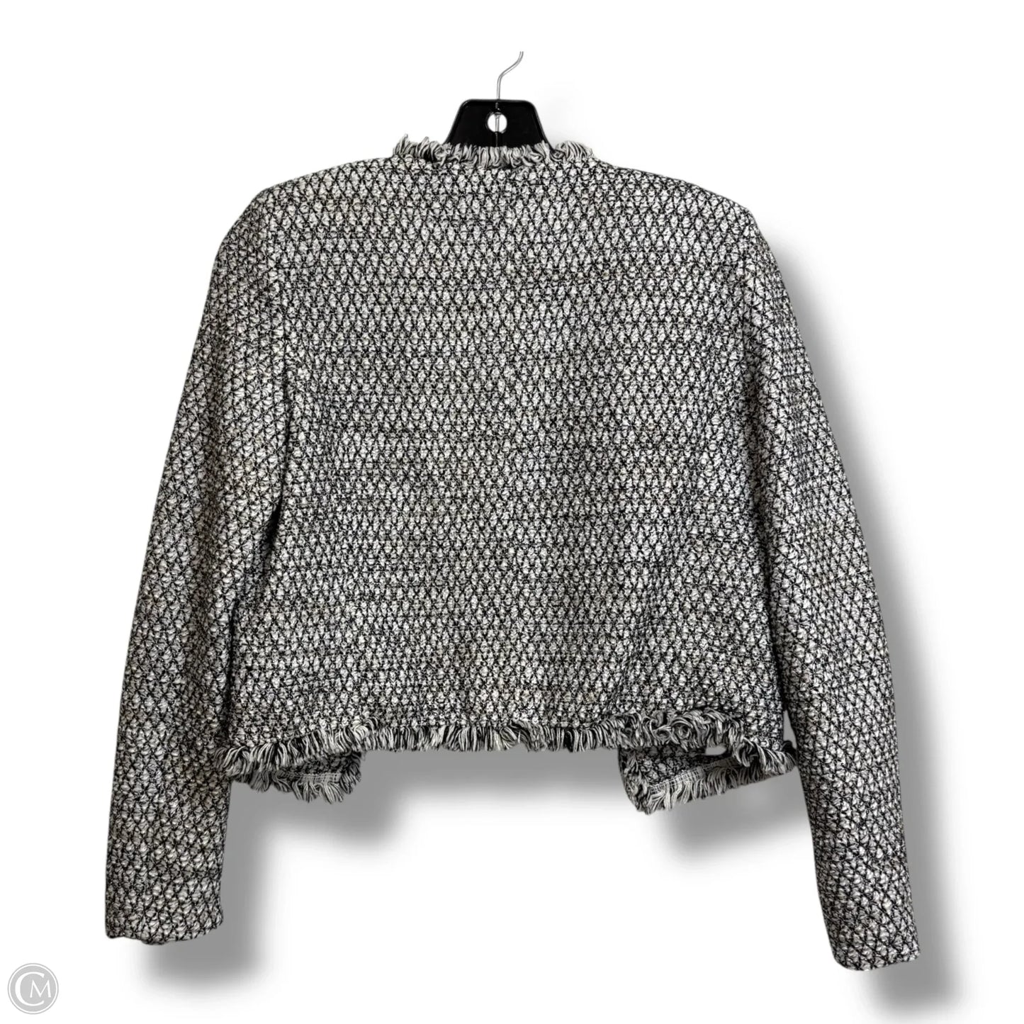 Blazer By Clothes Mentor In Black & White