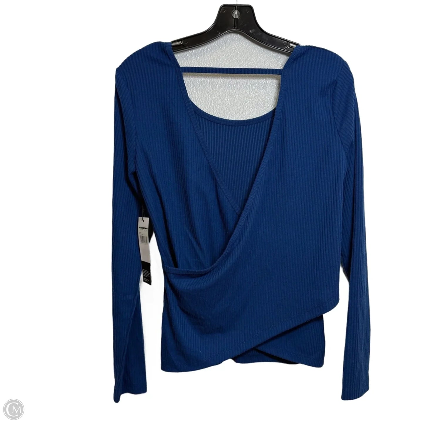 Top 3/4 Sleeve By Zobha In Blue, Size: S