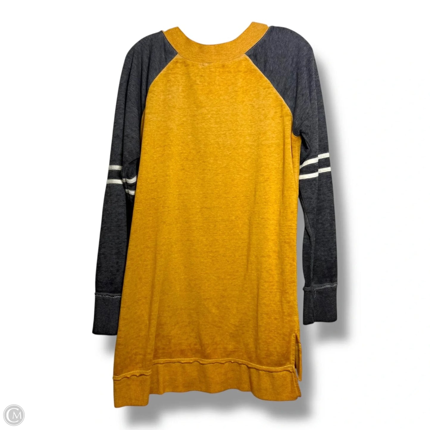 Top Long Sleeve By Maurices In Yellow, Size: L