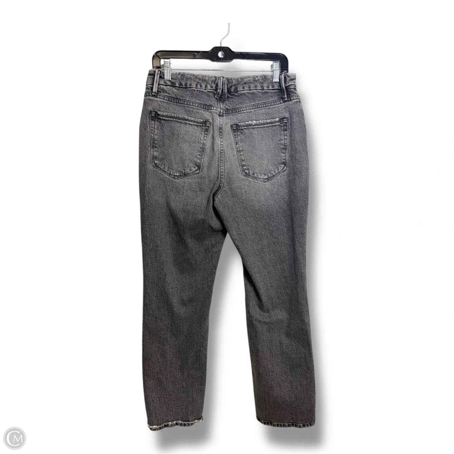 Jeans Boot Cut By Good American In Black Denim, Size: 6