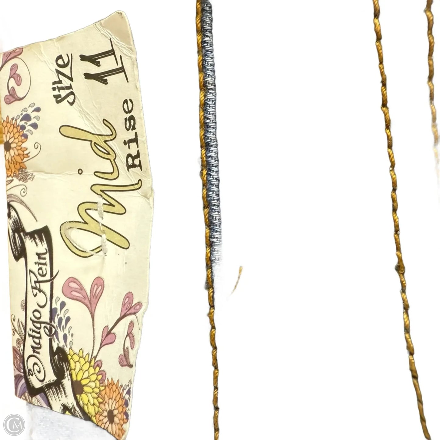 Jeans Skinny By Indigo Rein In Blue Denim, Size: 11