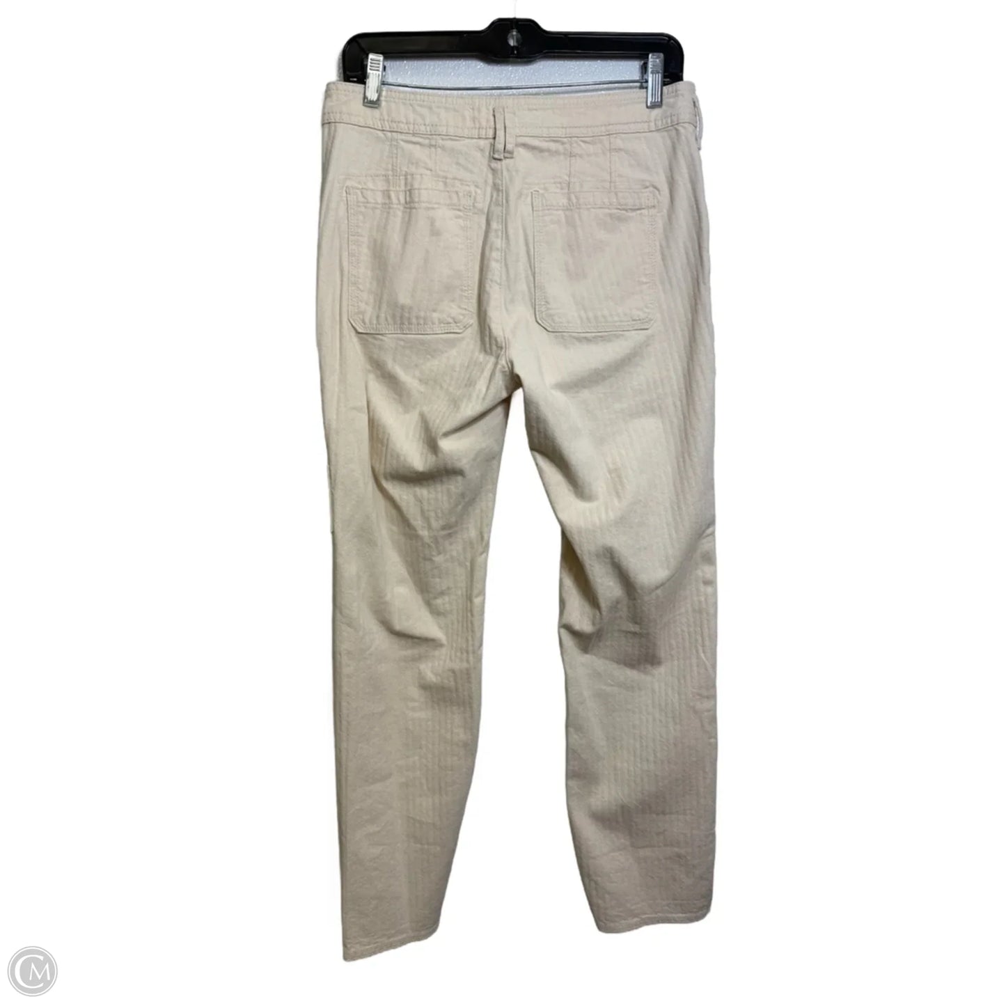 Jeans Straight By Anthropologie In White Denim, Size: 2