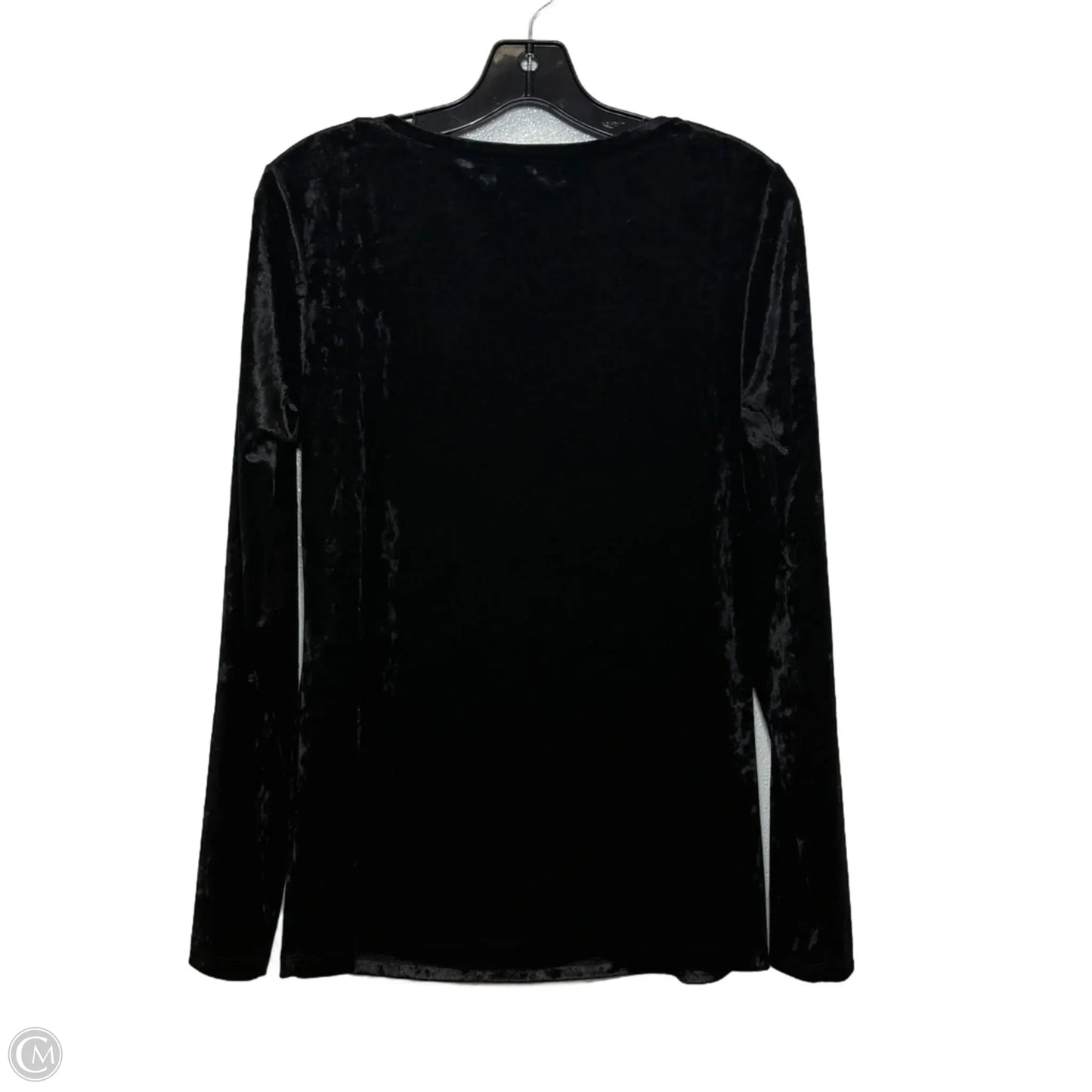 Top Long Sleeve By Clothes Mentor In Black, Size: M