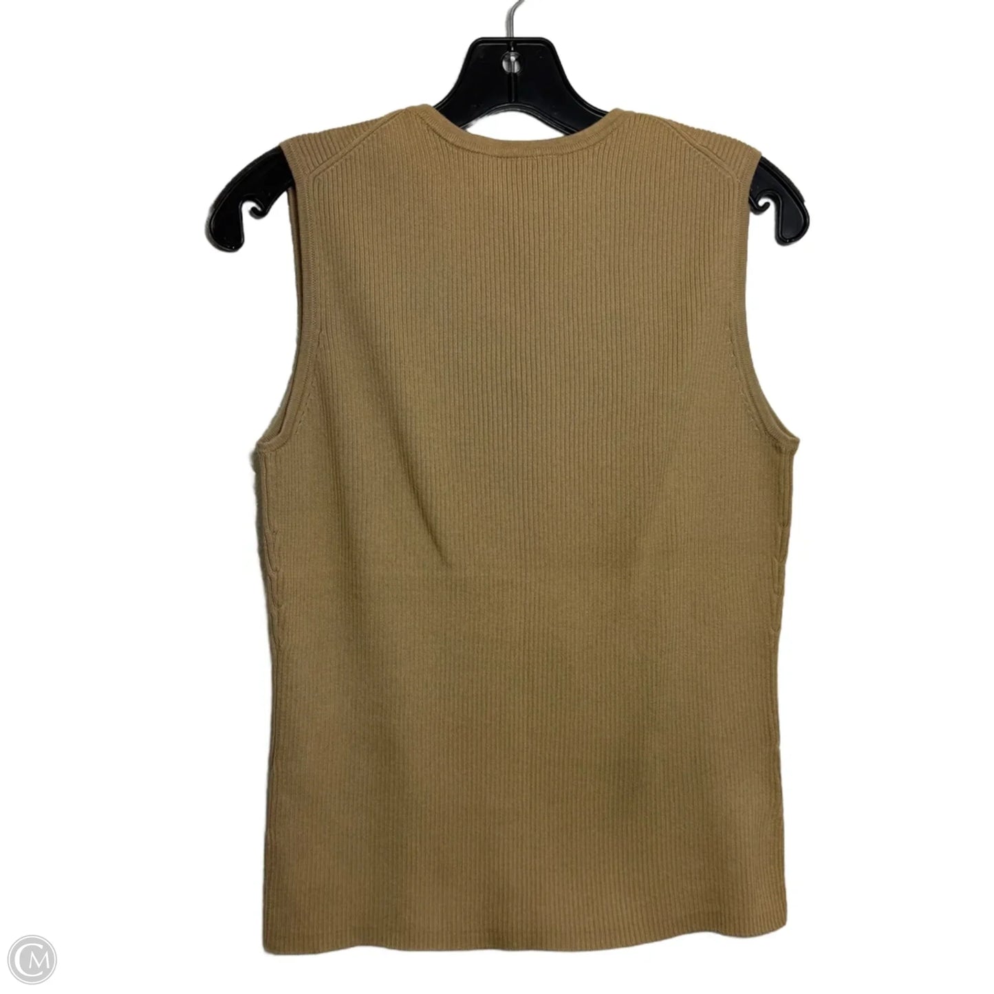 Top Sleeveless By Ann Taylor In Beige, Size: M
