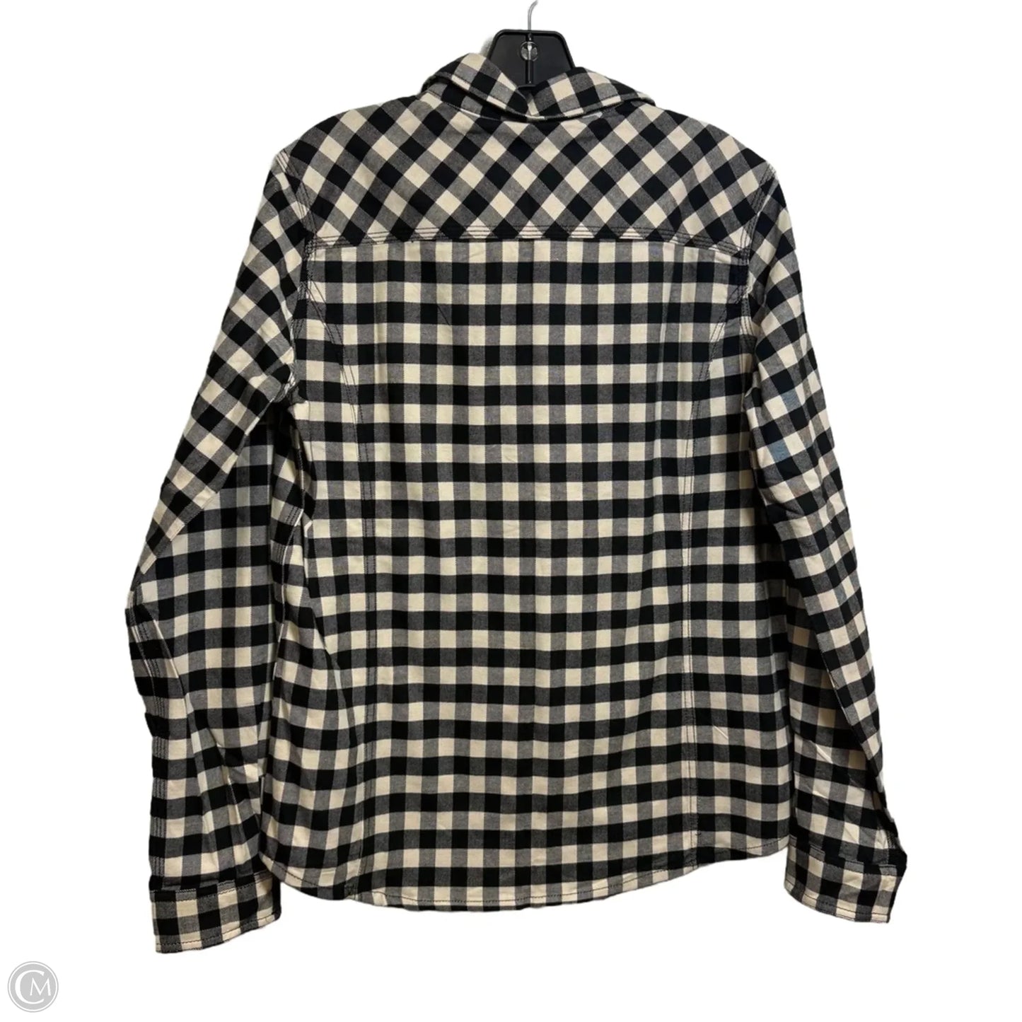 Top Long Sleeve By Carhartt In Plaid Pattern, Size: M