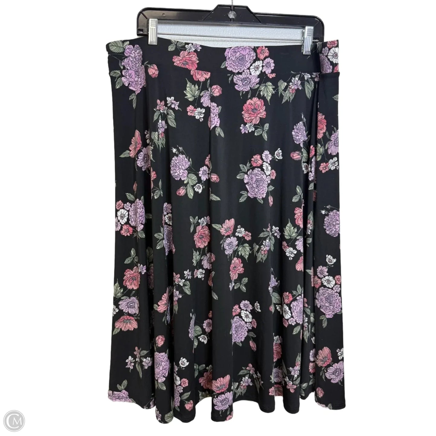 Skirt Midi By Torrid In Floral Print, Size: 2x