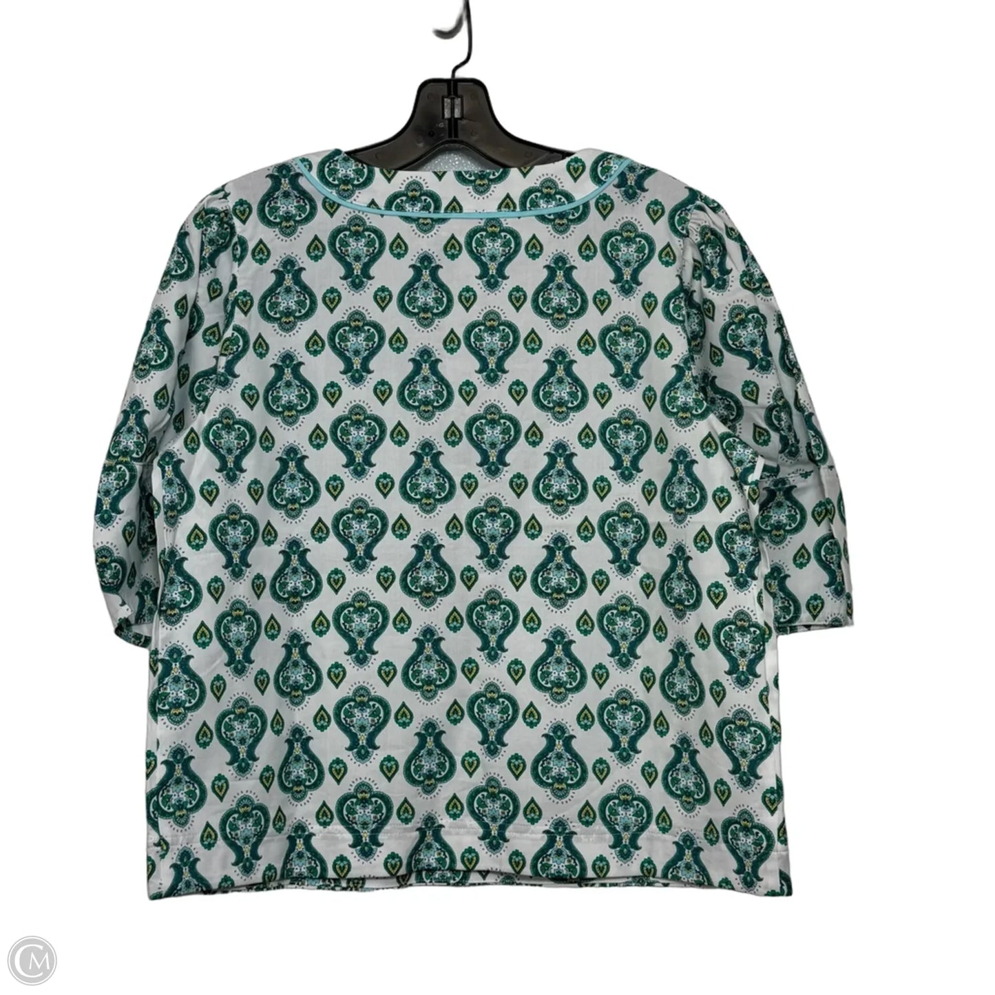 Top 3/4 Sleeve By Loft In Multi-colored, Size: S