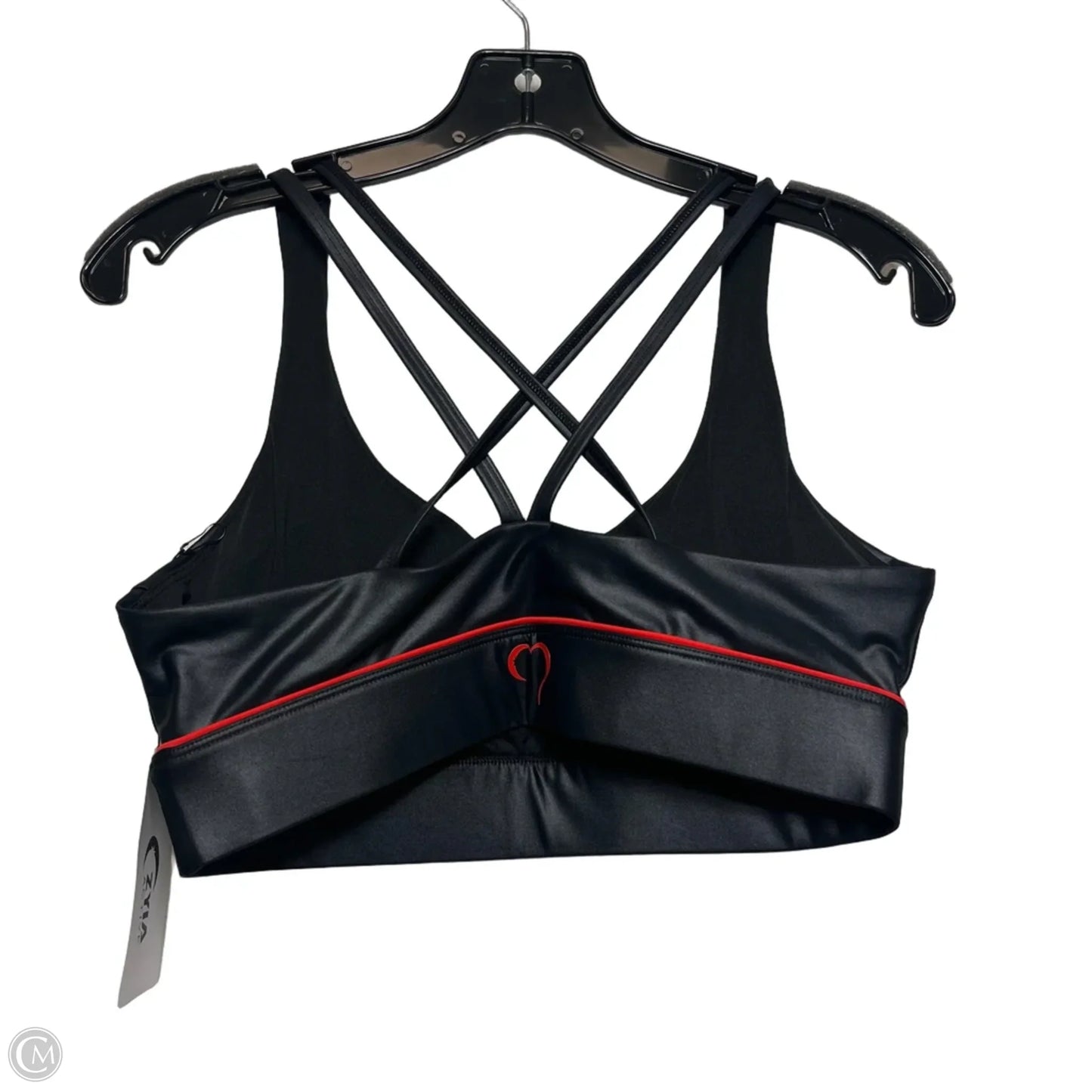 Athletic Bra By Clothes Mentor In Black, Size: L