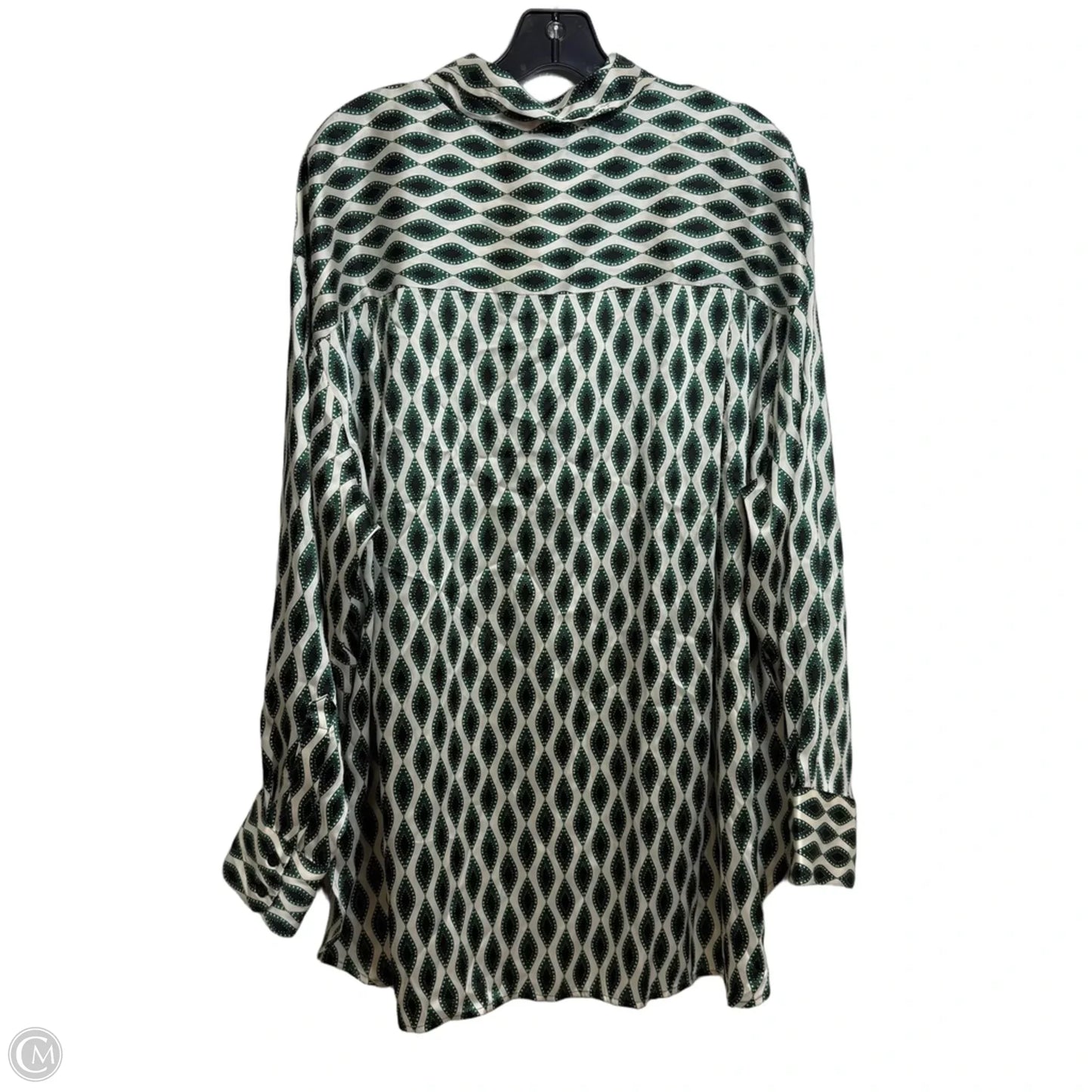 Top Long Sleeve By Lane Bryant In Green, Size: 2x