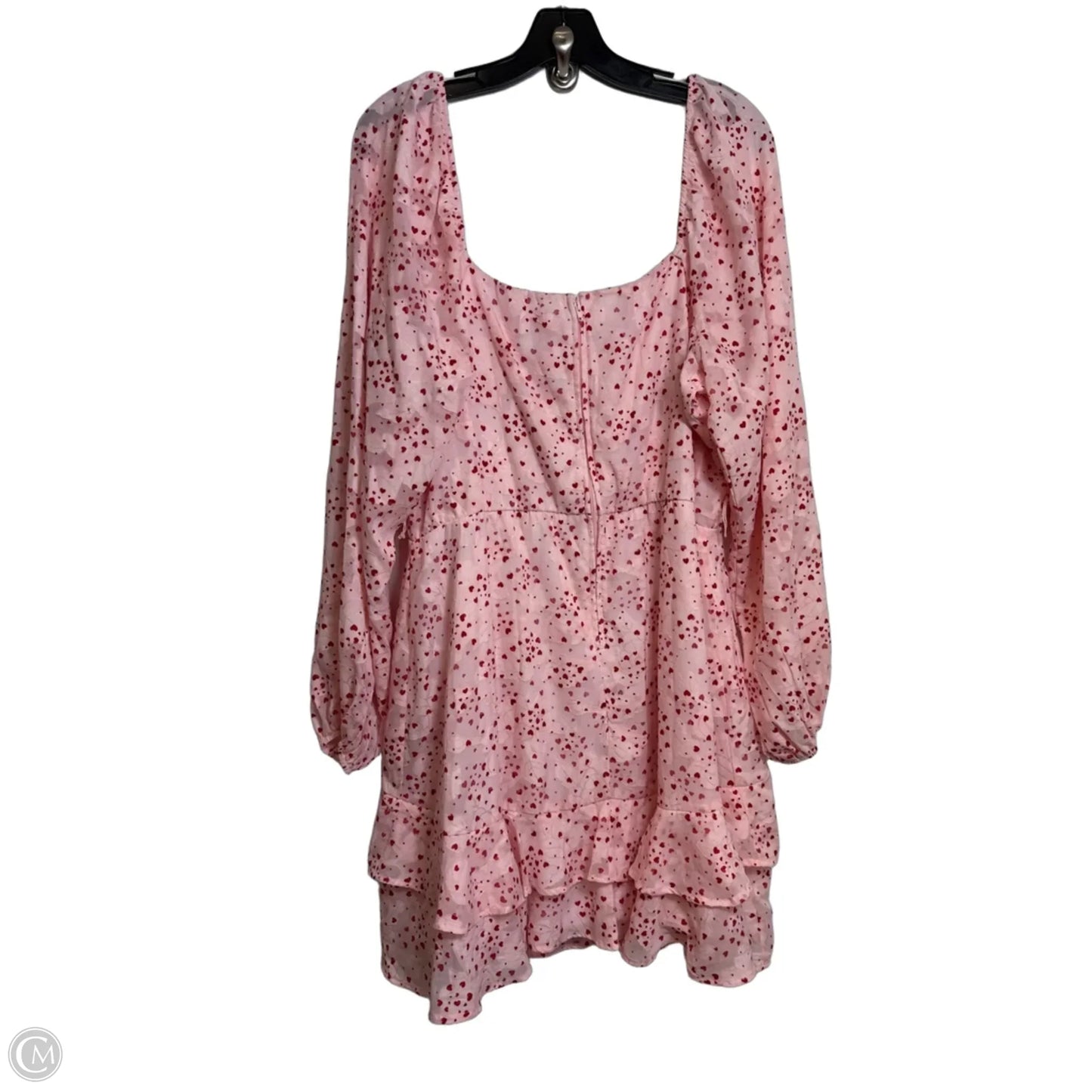 Dress Casual Short By Blue Rain In Pink, Size: 1x