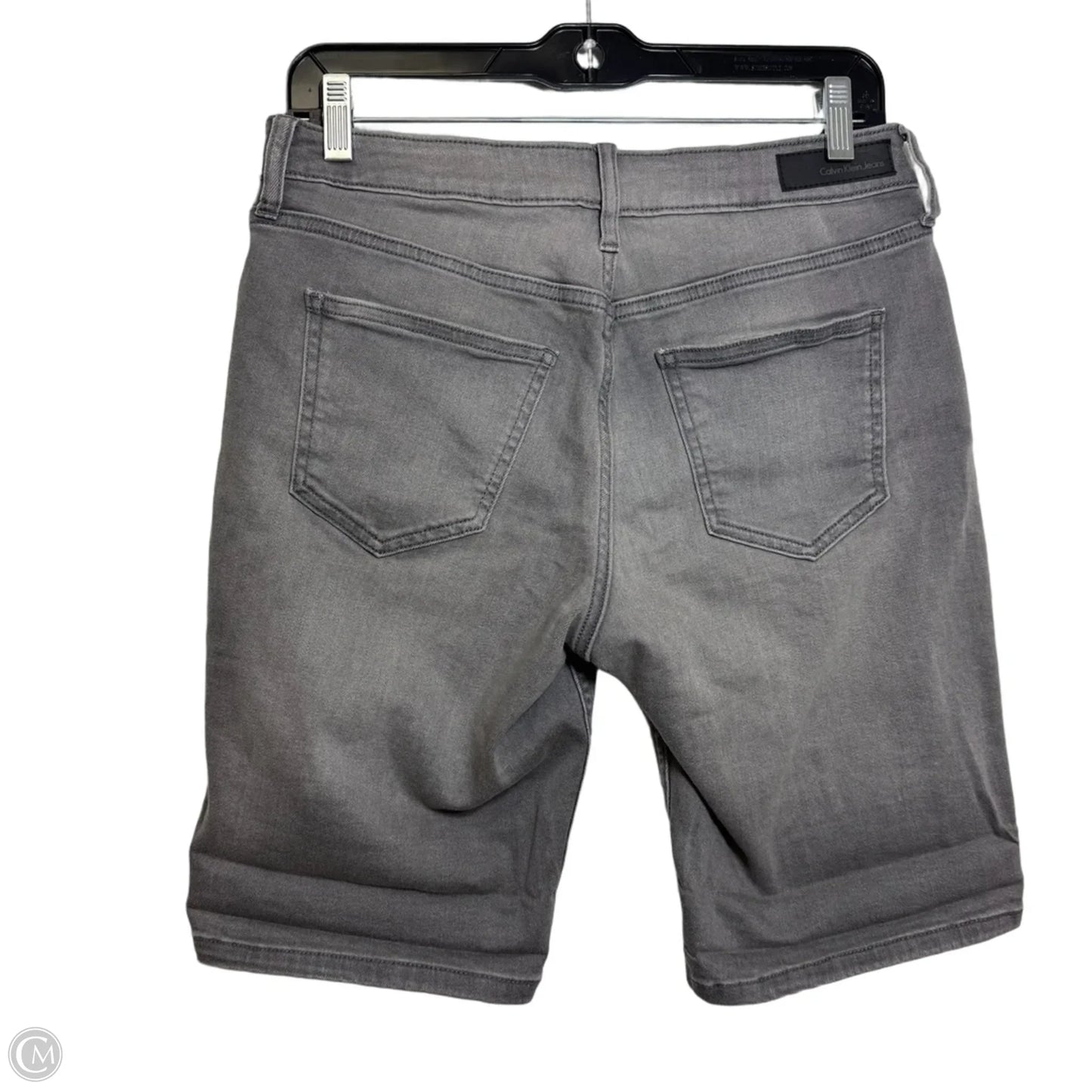 Shorts By Calvin Klein In Grey Denim, Size: 6