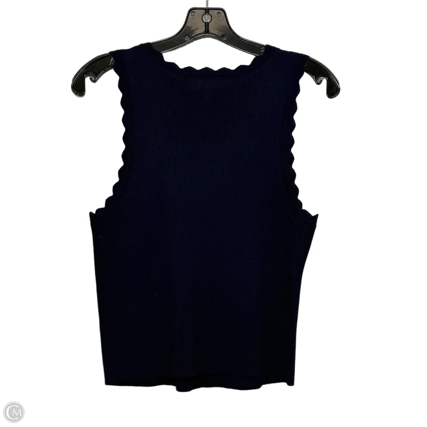 Top Sleeveless By Marled In Navy, Size: L