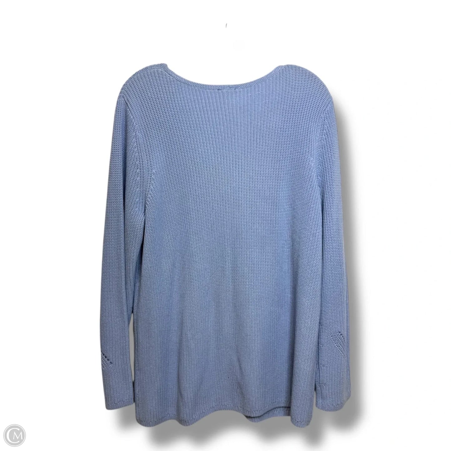 Sweater By Talbots In Blue, Size: 2x