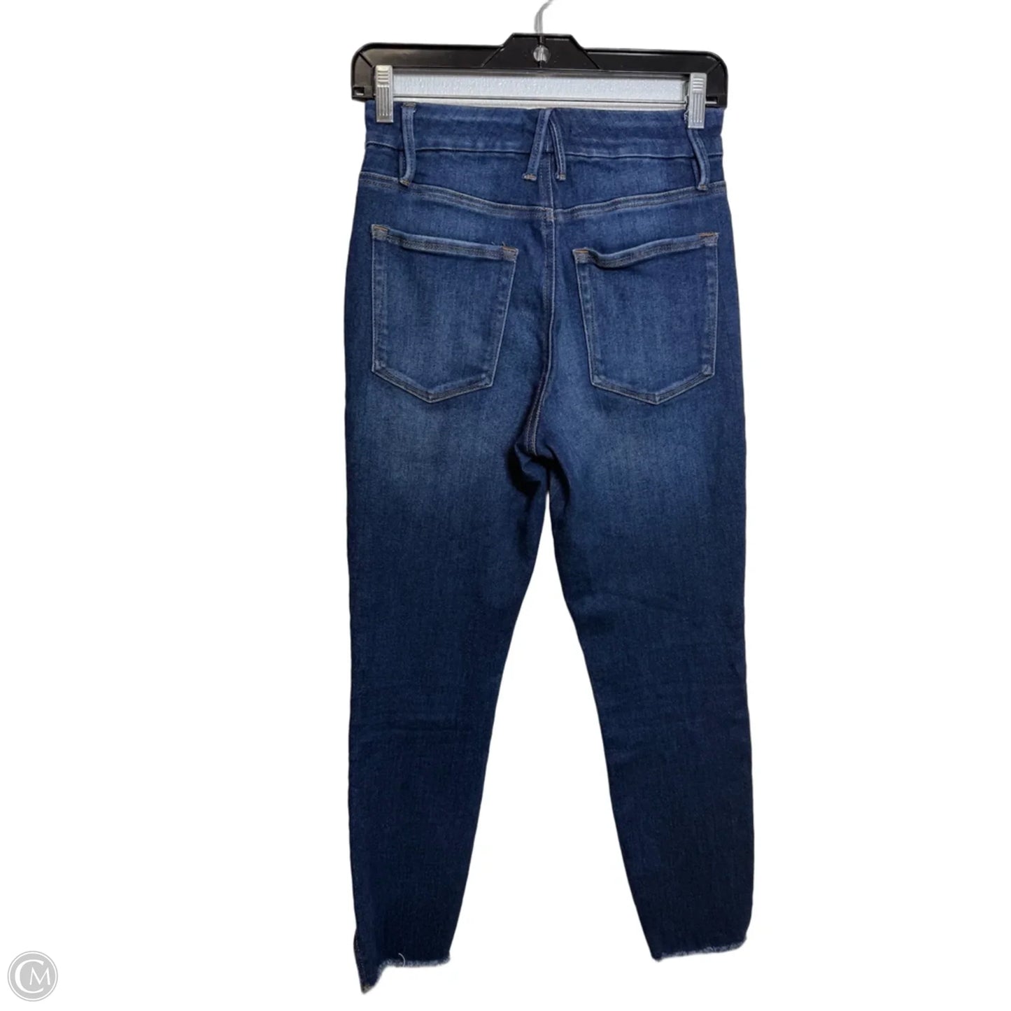 Jeans Skinny By Good American In Blue Denim, Size: 6