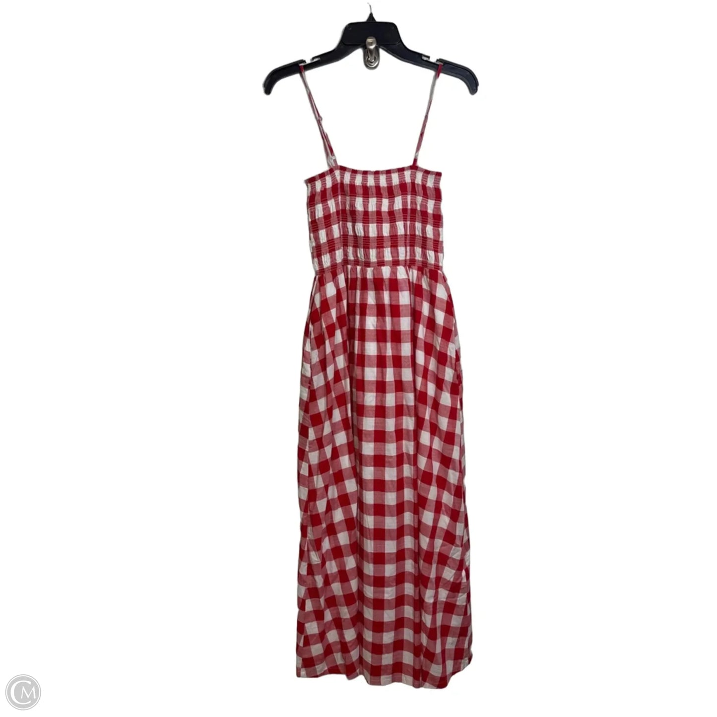 Dress Casual Maxi By Loft In Plaid Pattern, Size: 2
