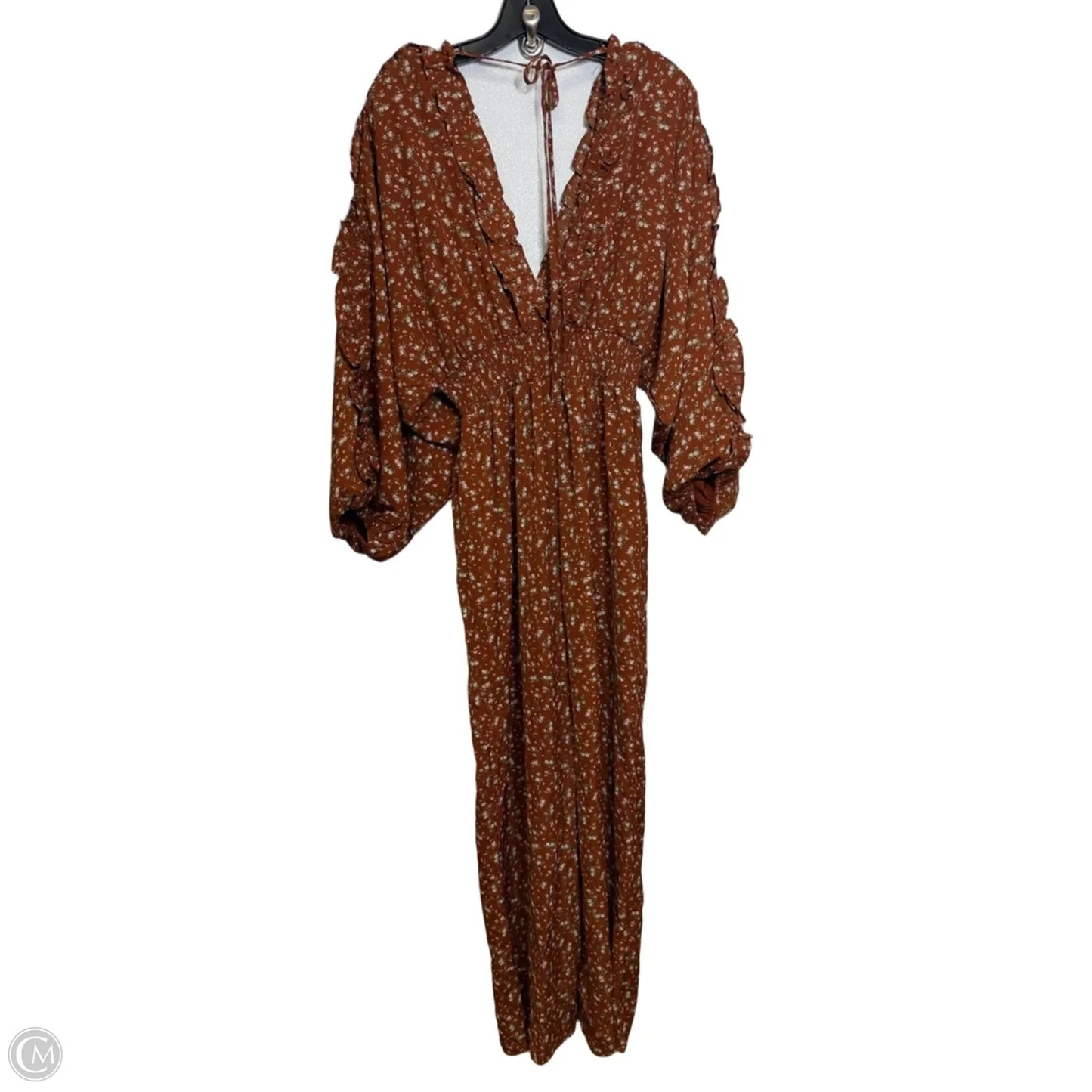 Jumpsuit By Clothes Mentor In Brown, Size: M