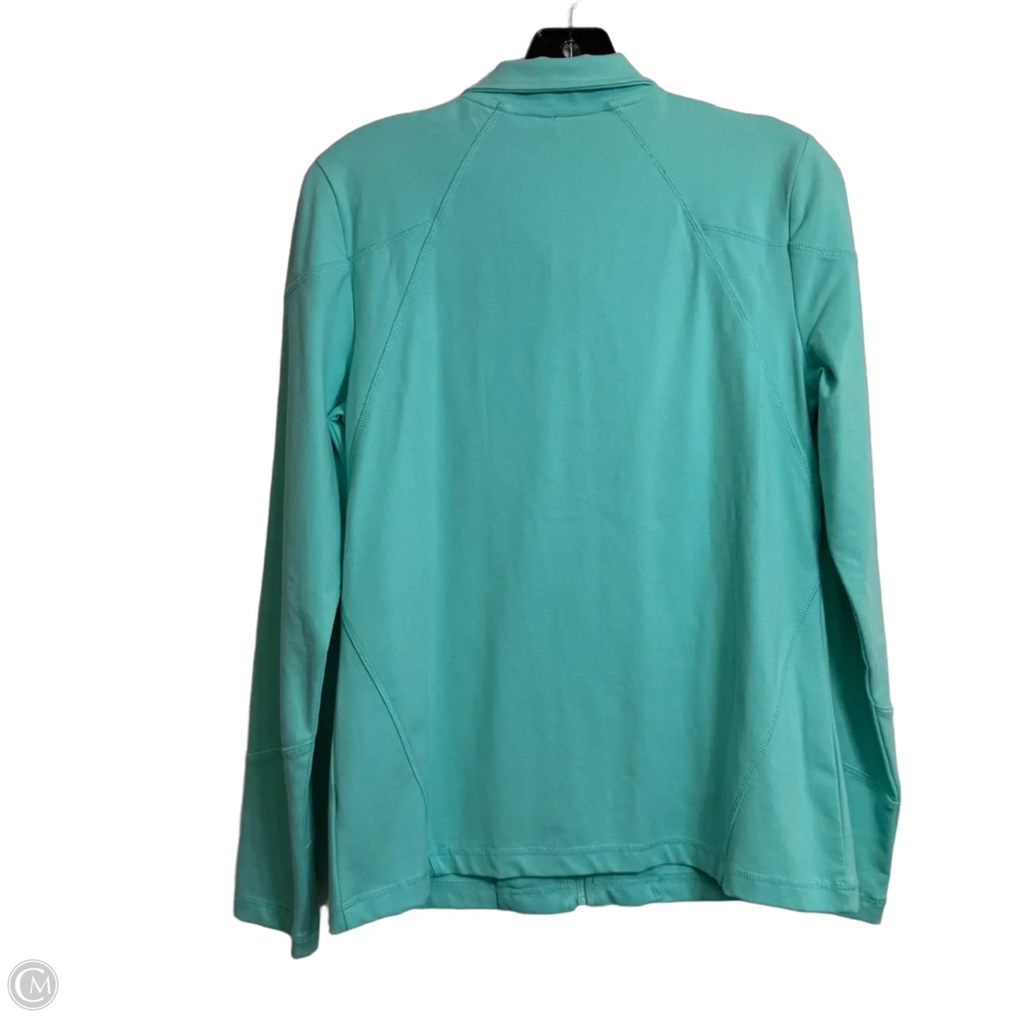Athletic Jacket By Talbots In Teal, Size: S