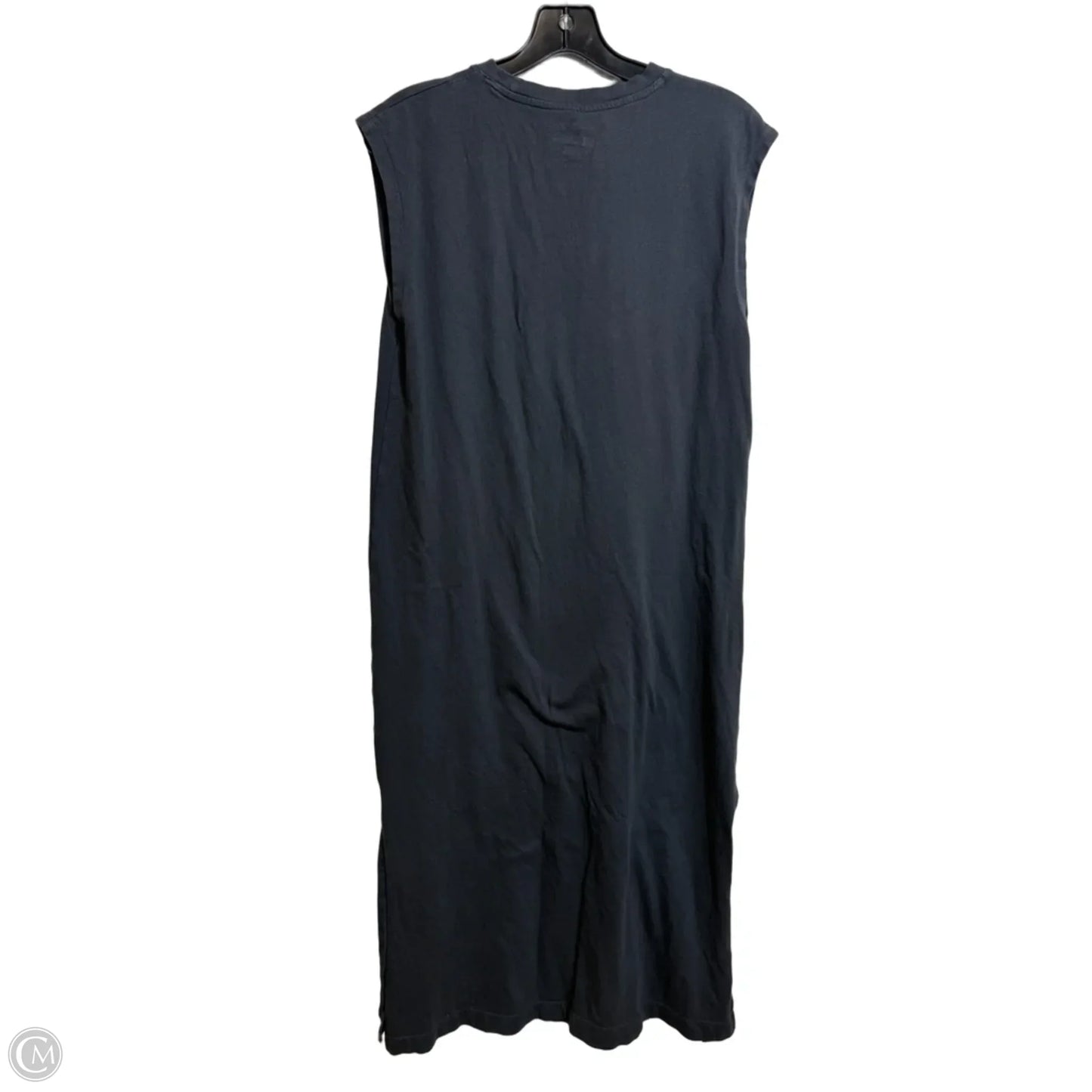 Shirt Dress Casual Maxi By American Eagle In Grey, Size: S