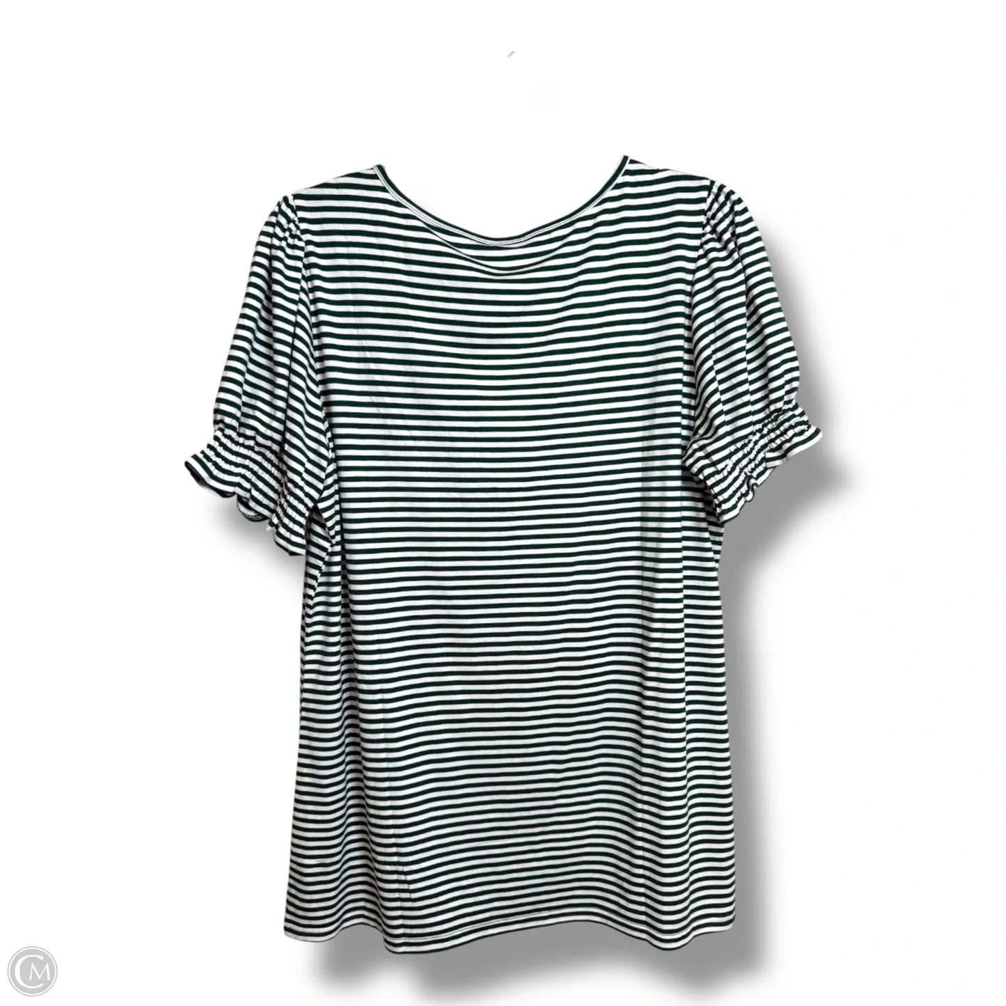 Top Short Sleeve By Clothes Mentor In Striped Pattern, Size: L