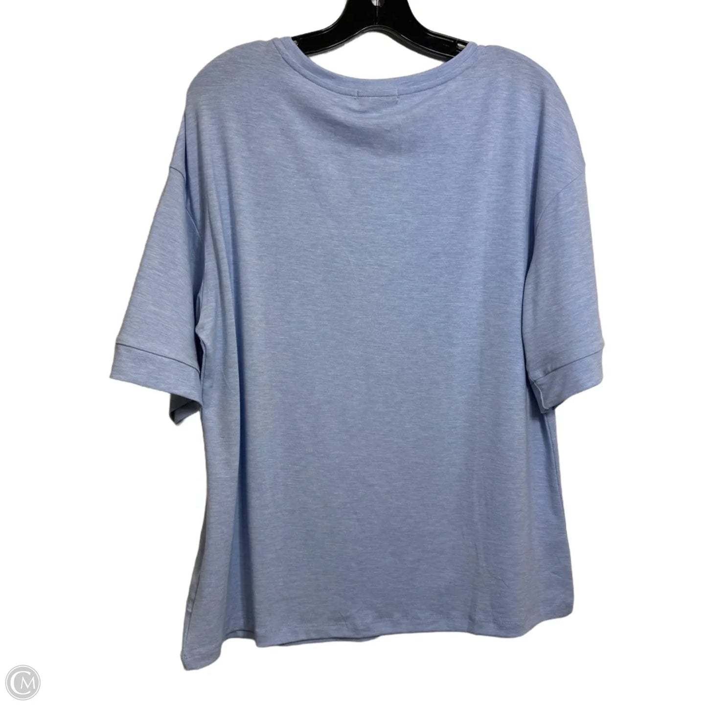 Top Short Sleeve By Clothes Mentor In Blue & Green, Size: L