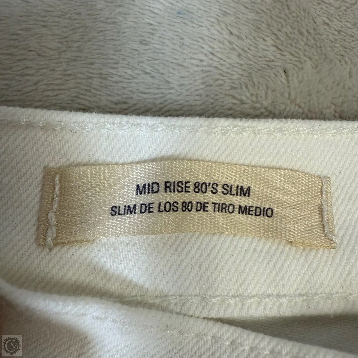 Jeans mid rise 80s slim By Universal Thread In White, Size: 12