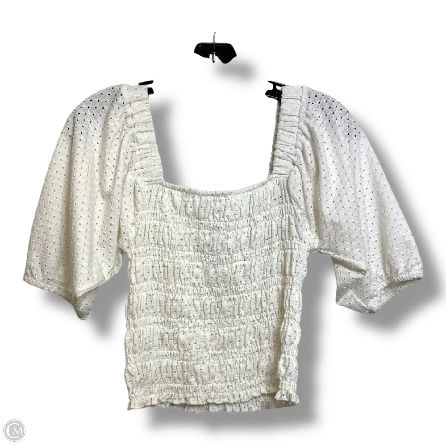 Top 3/4 Sleeve By Bb Dakota In White, Size: S