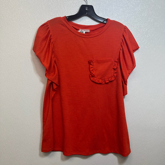 Top Short Sleeve Basic By Clothes Mentor  Size: L